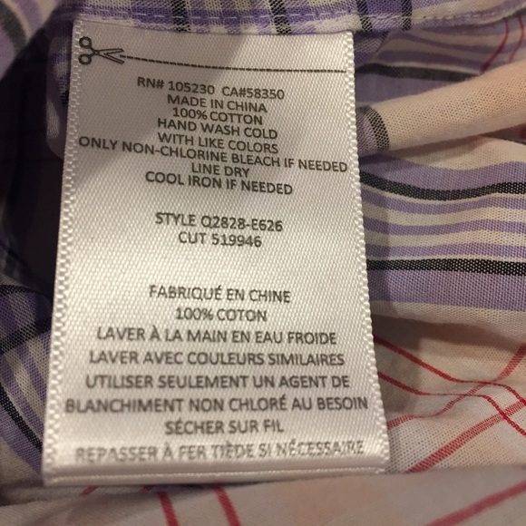 NWT Equipment Keira Tie Front Plaid Top parasol XS - Picture 7 of 7